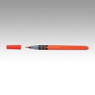 Pentel 飛龍文具紅色墨水毛筆 中 XFP9L [10 支裝]