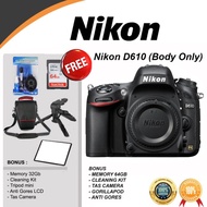 Unik Nikon D610 Body Only - Kamera Nikon DSLR Full Frame BO Murah