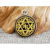 Penawar Hitam Pendant Numerology Flower of life. 黑金木吊坠-96能量生命之花