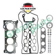 Münster Top Set Gasket 04112-22060 for Toyota Altis 1.6 1.8 3ZZ-FE 1ZZ-FE Wish ZNE10 (Carbon)