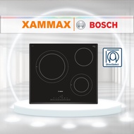 BOSCH - PKK651FP1E - Serie 6 Electric Hob - Kitchen Induction Electric Cooker Hob / Induction / Electric / 3 Burner