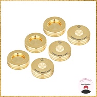 Audio-Technica AT6902BR Spike Base Insulators Set of 6 Brass with Gold Plating Spike Insulators Sold