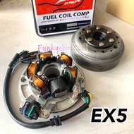 HONDA EX5 RACING MAGNET COIL FUEL STARTER COIL LIGHTING PULSER EX5 HIGH POWER ZR RACING