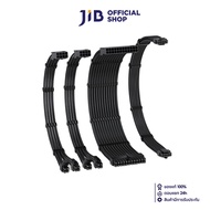 SLEEVED CABLE (สายถัก) EZDIY-FAB 16AWG PSU 12VHPWR M CABLE EXTENSION 4 CABLES (BLACK) (EZDPI213)
