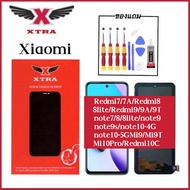 XTRA Xiaomi หน้าจอ สำหรับ Redmi 6/Redmi7/Redmi7A/Redmi8/8lite/9/9A/9T/note7/note8/note9/note9s/note10-4G/note10-5G/note11-4G/note11-5G/note11Pro/Mi9/Mi9T/Mi10Pro/Redmi10C