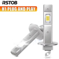 RSTOB LED Car Headlight Mini Bulb 15W 30000LM 6000K CSP Fog Headlamp Turbo H7 H1