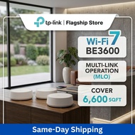 TP-Link Deco BE5000 (3 Pack) WiFi 7 Whole Home AI-Driven Mesh WiFi Router with Homeshield
