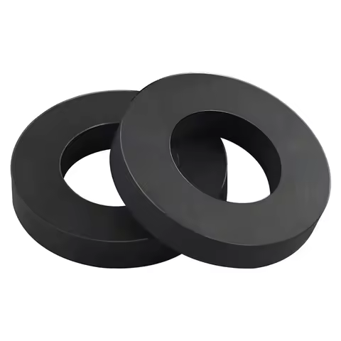 D45-100mm Ferrite Ring Magnet , Heavy Duty Ceramic Magnets for Industry, Science,Crafts and Hobbies