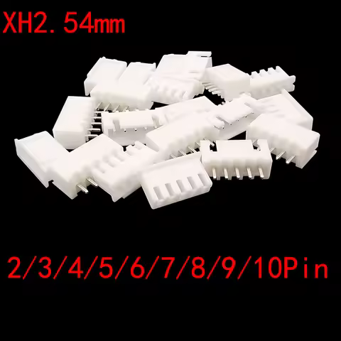 100Pcs JST XH 2.54 2.54mm 2P 3P 4P 5P 6P 7P 8P 9P 10 Pin Male Female Plastic Housing Crimp Terminal 