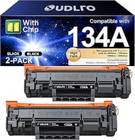 (No Chip) 134A Toner Cartridge Replacement for HP 134A Black Toner Cartridge W1340A 134X W1340X for 