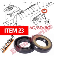 Oil Seal GearBox for YAMAHA 6/8HP 2st & F6/8/9.9HP 4 st outboard