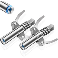 Grease Gun Coupler, Grease Gun Tips, Grease Gun Accessories, 12000 PSI Leak Proof Design Double Hand