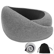 Travel Neck Pillow U Shaped Memory Foam Travel Pillow 360º Ergonomic Design Head Support Soft Pillow