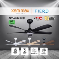 DEKA FIERO LED Ceiling Fan ALVIA 56 / ALVIA 48 / ALVIA 42 / DC Inverter / 24 Speeds // ALVIA 56L / A