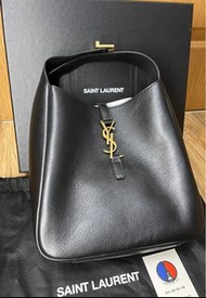 全新YSL Saint Laurent Mini Hobo Black 黑色迷你腋下包 (多用途，百搭款)
