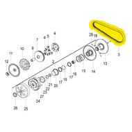 BENELLI CVT PART - BELT DRIVE