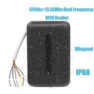 Dual Frequency 125khz+13.56Mhz Wiegand 26 34 NFC Card Door Access Control Slave Reader Proximity RFI