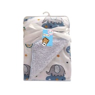 Selimut Bayi Double Flacee Perempuan Laki Laki BS-05 Model Terbaru Selimut Bayi Baru Lahir Lembut Bu