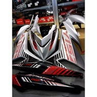 y15 V1 V2 SILVER PURBA MERAH COVER SET TAMPAL SIAP STICKER