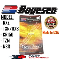 100% Original USA Boyesen RXZ Y125Z TXR RXS KR150 TZM NSR REEDVALVE Reed Valve Plate Racing BOYSEN m