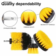 【SIY】 Drill Brush Set Power Scrubber Drill Attachments For Carpet Tile Grout Cleaning .