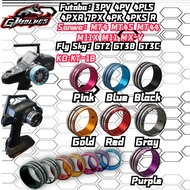 RC Radio Transmitter Steering Wheel Lightweight aluminum non-slip For FUTABA 3PM 4/7/10PX FS GT3 Nob