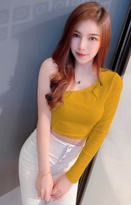 SISTAQUE - Blouse One Shoulder Tarzan PJ Rajut