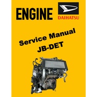 DAIHATSU ENGINE JB-DET SERVICE WORKSHOP MANUAL