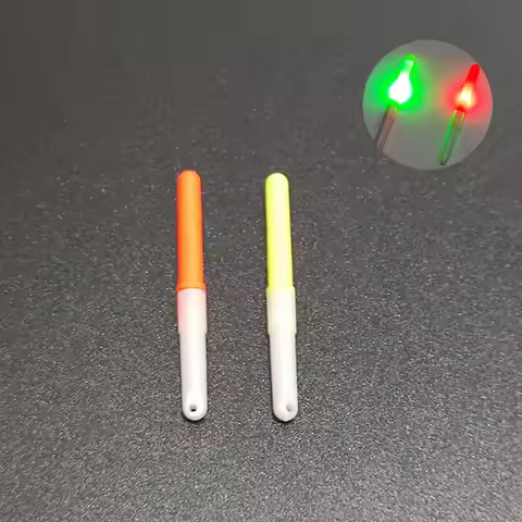 5pcs/lot Electric Light Stick Red / Green Starlight Fishing Led Float Accessory Lightstick Bobber To