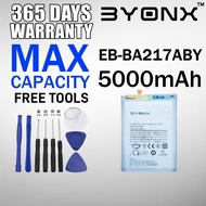 BYONX Battery Bateri EB-BA217ABY Battery for Samsung A21s / A02 / A12 SM-A217F / SM-A022F / SM-A125F
