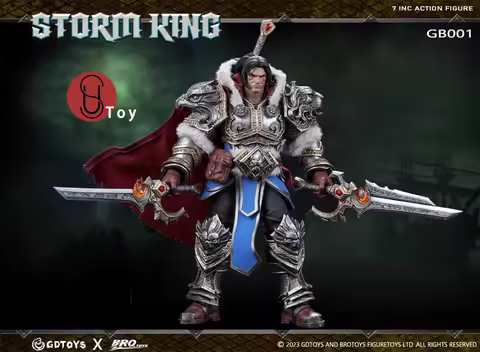 GDTOYS X BROTOYS GB001 1/12 Scale Storm King Human Knight Old Wa Varian Wrynn Full Set 6in Male Acti