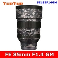 FE 85mm F1.4 GM Decal Skin Lens Body Wrap Coat Protective Film Protector Vinyl Sticker For Sony FE 8