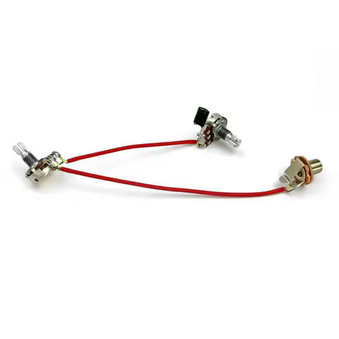 1V 1T Wiring Kits 3 Way 500K Wiring Harness Prewired Guitar Wiring Hareness for Electric Guitar Bass