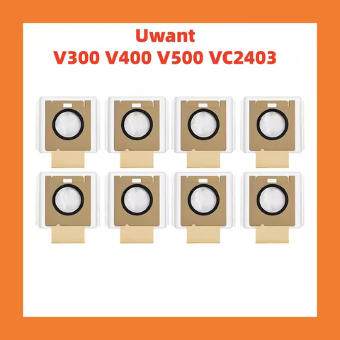Vacuum Cleaner Dust Bag Compatible with Uwant V300 V400 V500 VC2403 Spare Parts