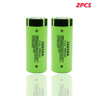 (2-4pcs)Panasonic 26650 Battery 5000mAh 3.7V 50A Lithium Ion Rechargeable Battery for 26650A LED Fla