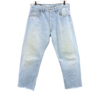 【Direct from Japan】Vintage Levi's 90s 501 Old USA-made Denim Pants W32 Indigo Blue Jeans Men's [Used