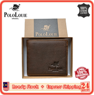 Original Polo Louie Wallet Genuine Cow Leather Premium Wallet for Men Dompet Beg Duit Lelaki Kulit Lembu 6065