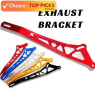 EXHAUST BRACKET Y15 LC135 Y16 LAGENDA-Z 115 BENELLI RFS150i ALLOY CNC EKZOS MUFFLER BRACKET 10mm