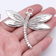 WYSIWYG 2pcs 67x59mm 2 Colors Dragonfly Charms Pendant For DIY Jewelry Making Handmade Jewelry Craft