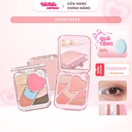 [GOGO TALES] GOGO TALES 2in1 Eyeshadow Palette with Pink Heart Blush, 9g (GT808)
