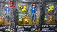 缺貨。☆哞哞小舖☆。神奇寶貝 figma 052 小智 皮卡丘 傑尼龜 小火龍 港版 可動
