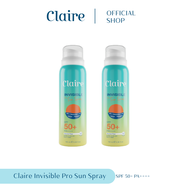 Claire Invisible Pro Sun Spray SPF 50+ PA++++ (Buy 1 Get 1)