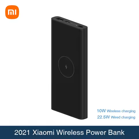 Xiaomi Wireless Power Bank 10000mAh WPB15PDZM USB C PD 22.5W Mi Powerbank 10000 10W Qi Wireless Char