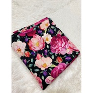 satin emboss kayangan kain pasang