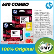 (Optional) Ink HP 680 Combo Set 1PX4E78AA HP 680 Black + HP 680 Color / HP 680 Tri-Color - HP 1115 / 1118 / 2135 / 2138 / 3635 / 3636 / 3638 / 4675 / 4678