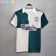 (Bokong) 95-96 Football Liverpool Away Retro Soccer Jersey