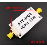 10W 30DB Fixed Attenuator Radio Frequency Attenuator Use with Power Meter Frequency Meter