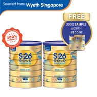 [Bundle of 2] Wyeth Nutrition S-26 Gold Progress Stage 3 Growing-up Formula (1.6kg)