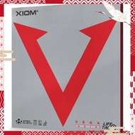 XIOM Table Tennis Rubber Back Soft Vega Asia Red 1.8 10451【Direct From Japan】

