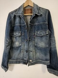 型格Edwin日本制牛仔外套denim jacket Japan